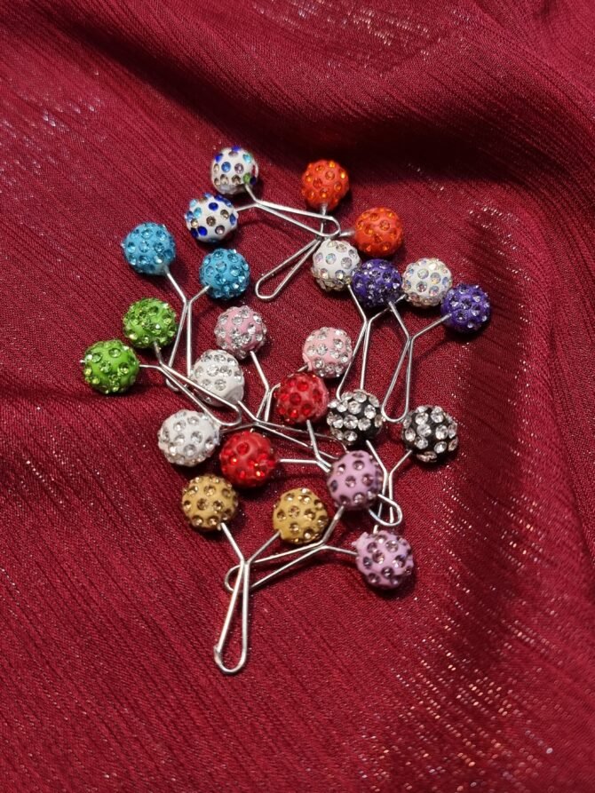 Hijab Pins Cherry Pack of 10