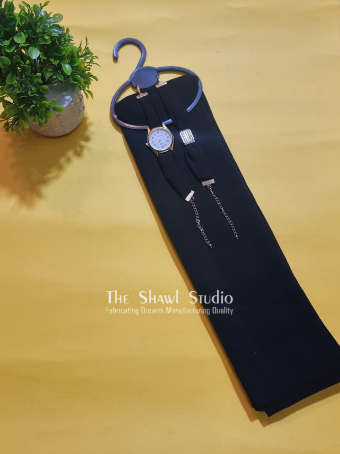 Hijab + Watch + Bracelet – BLACK